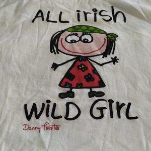 From Ireland-All Irish Wild Girl T-shirt-Girls 7-8